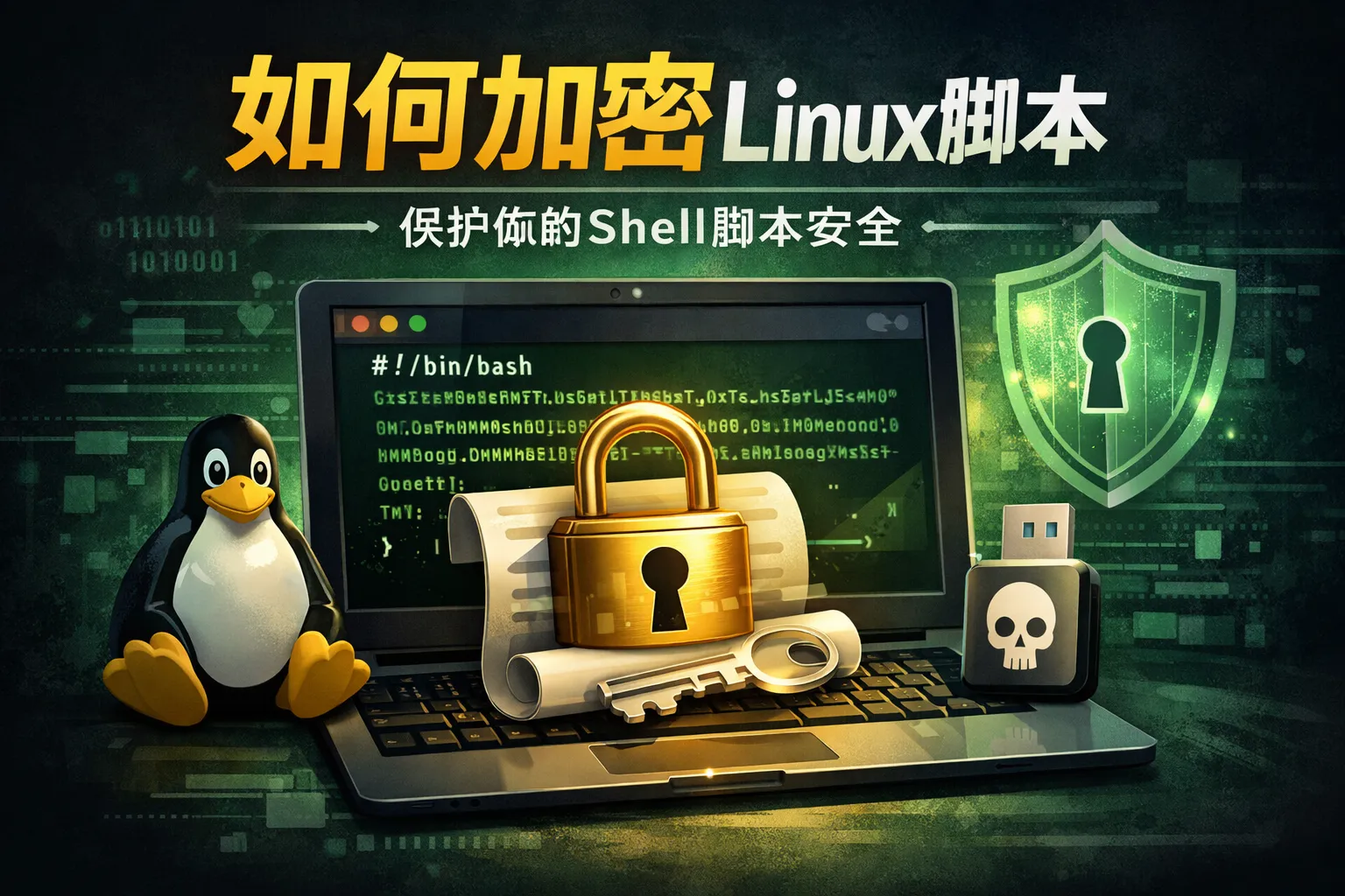 如何加密linux脚本