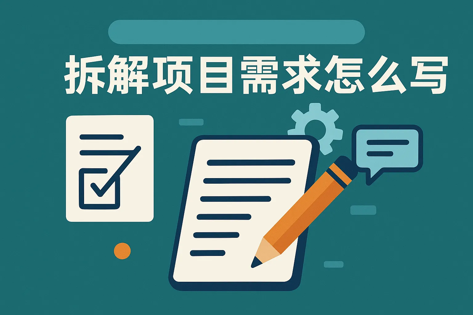 设计拆解项目需求怎么写