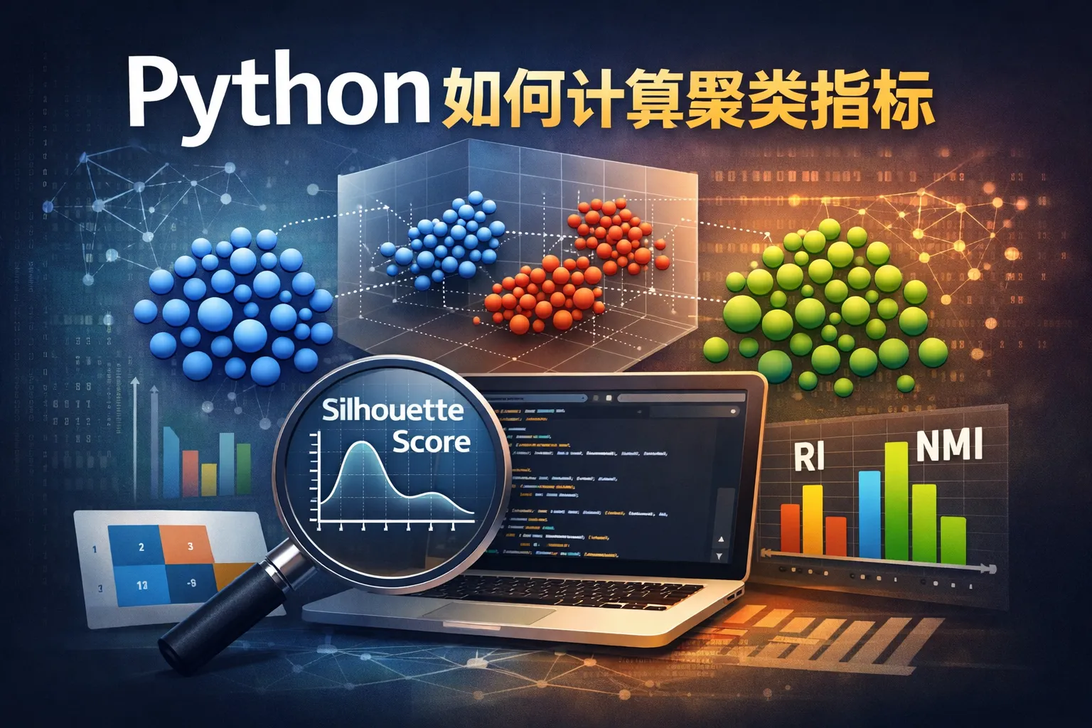 python如何计算聚类指标