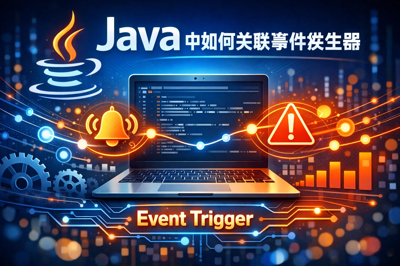 java中如何关联事件发生器
