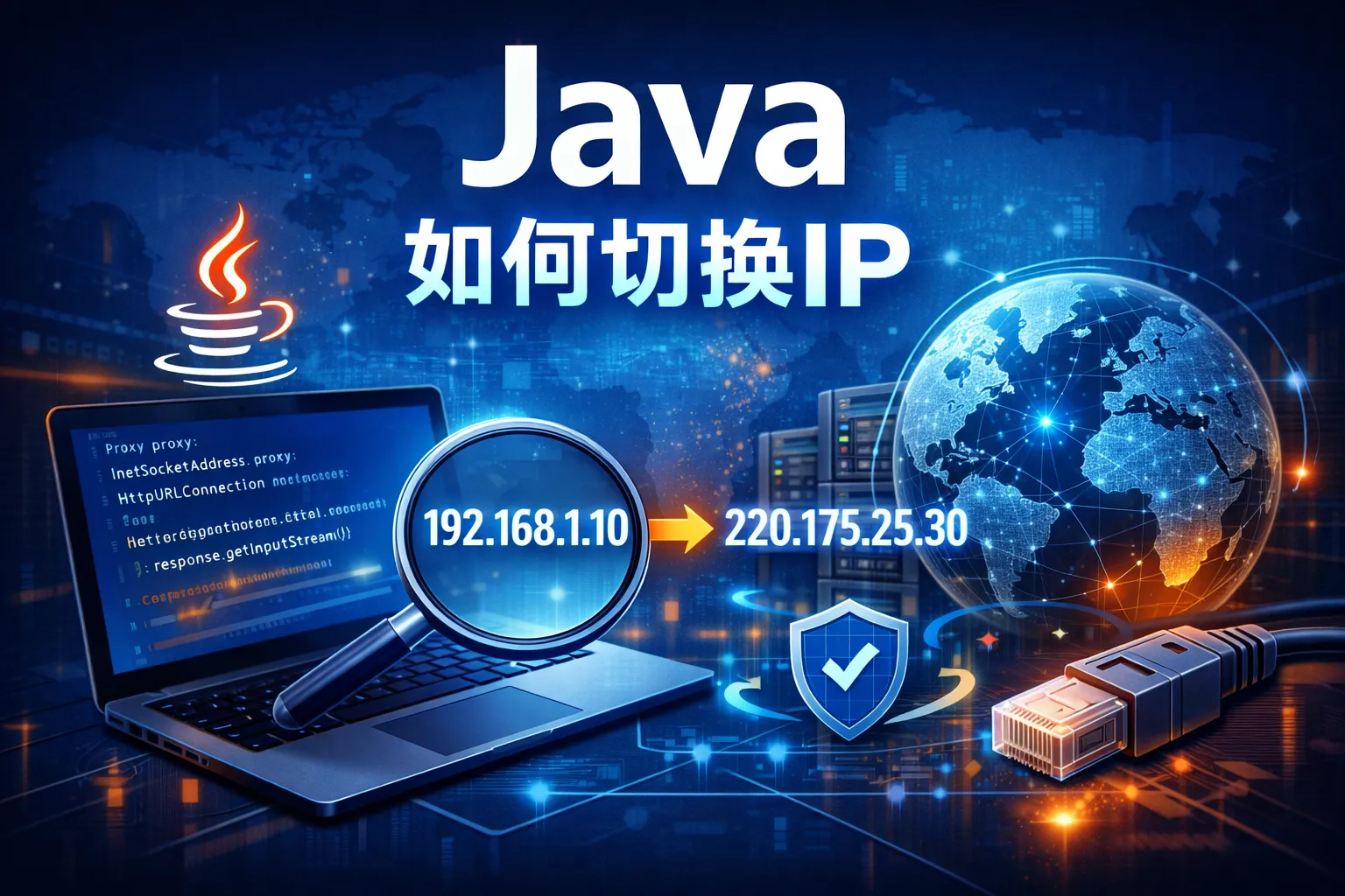 java 如何切换ip