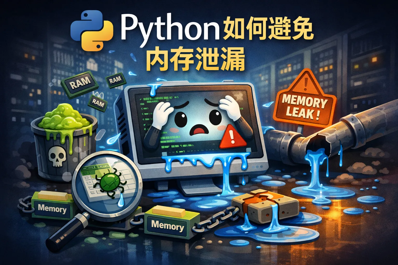python如何避免内存泄漏