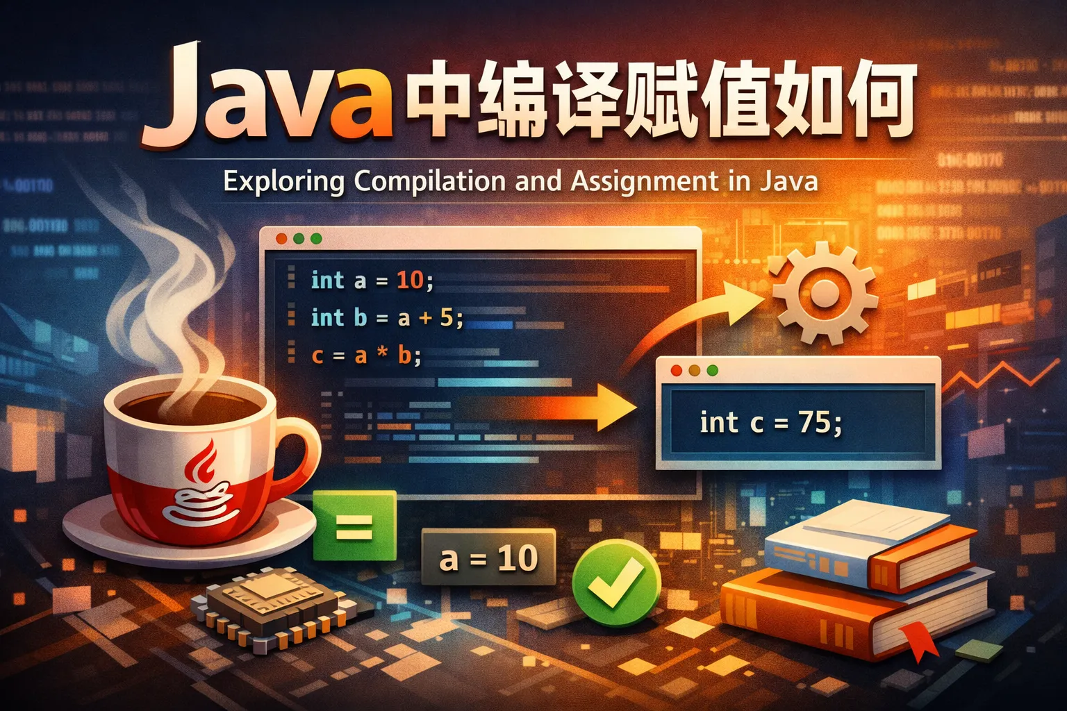 java中编译赋值如何