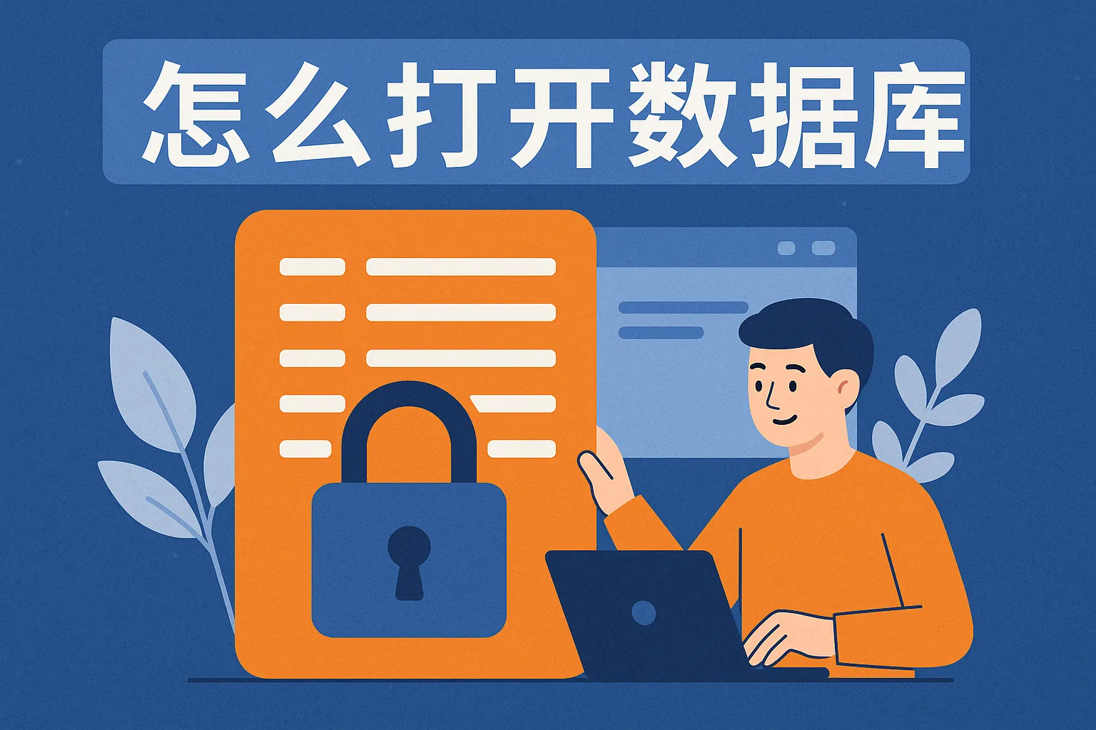 怎么大开数据库