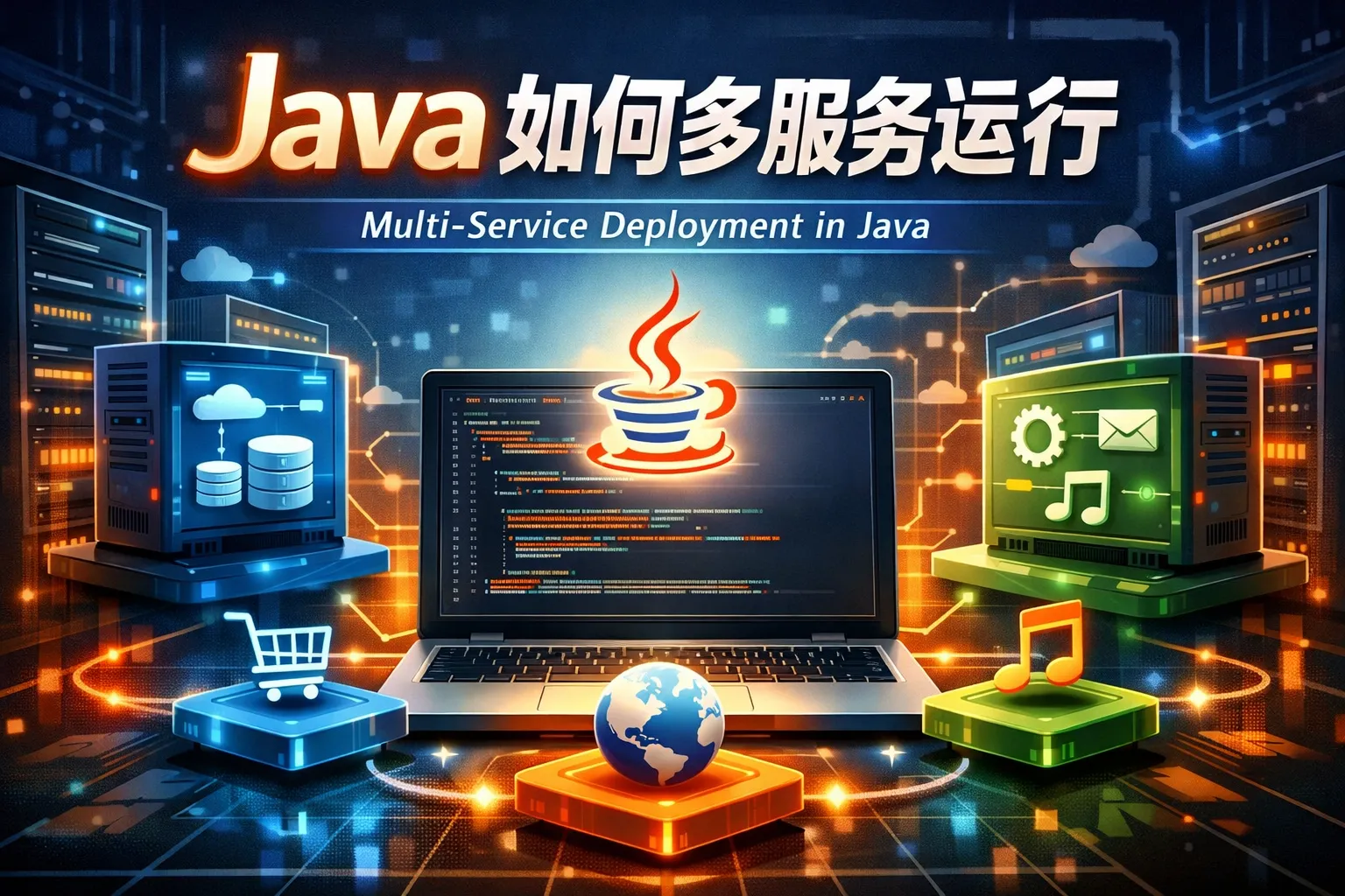 Java如何多服务运行