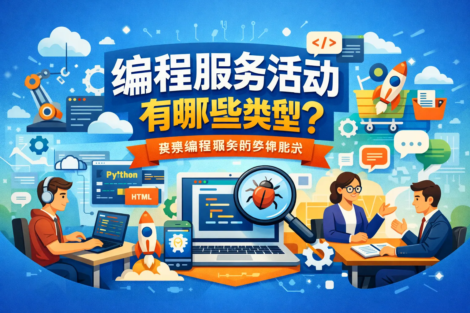 编程服务活动有哪些类型