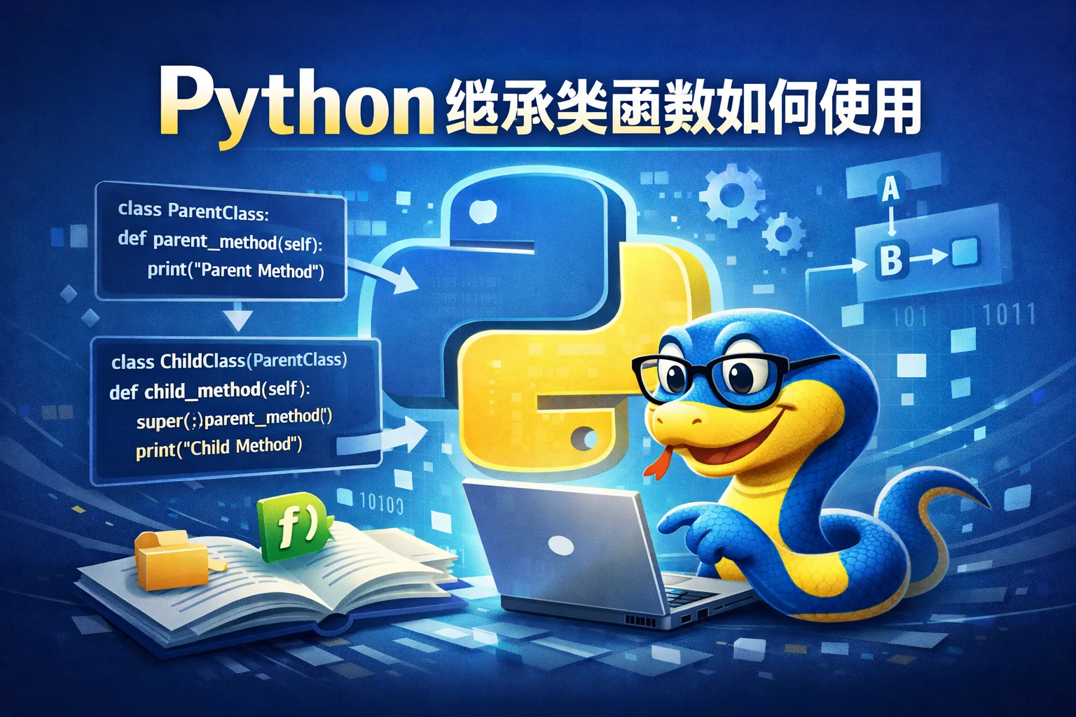 python继承类函数如何使用