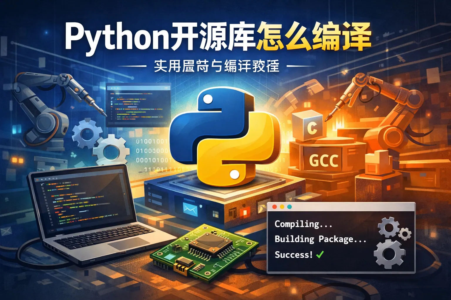 python开源库怎么编译
