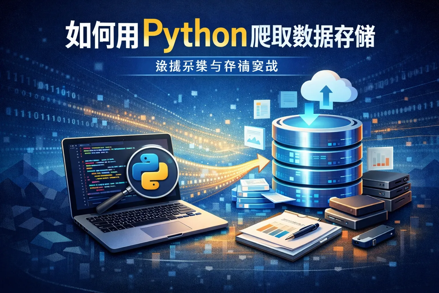 如何用Python爬取数据存储
