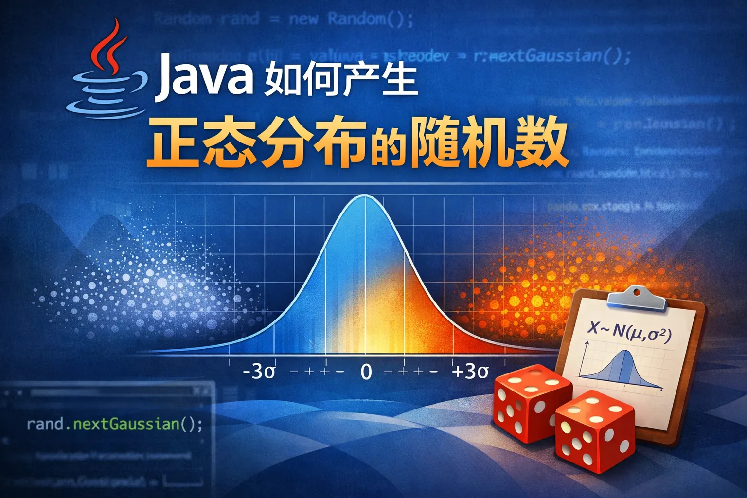 java如何产生正态分布的随机数