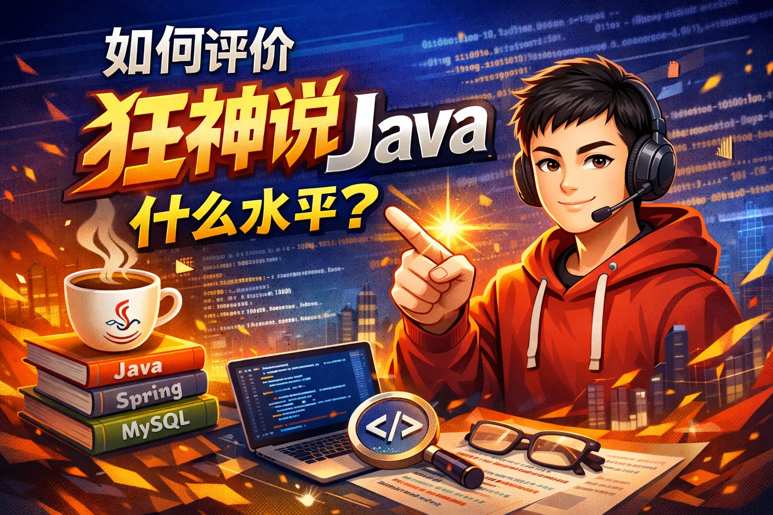 如何评价狂神说java什么水平