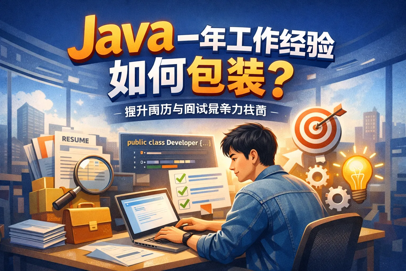 java一年工作经验如何包装