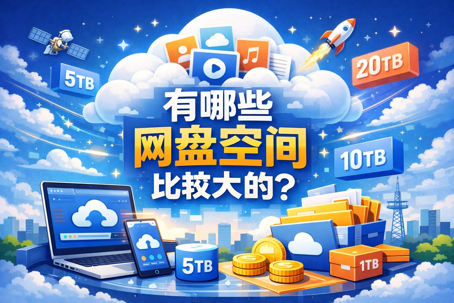 有哪些网盘空间比较大的