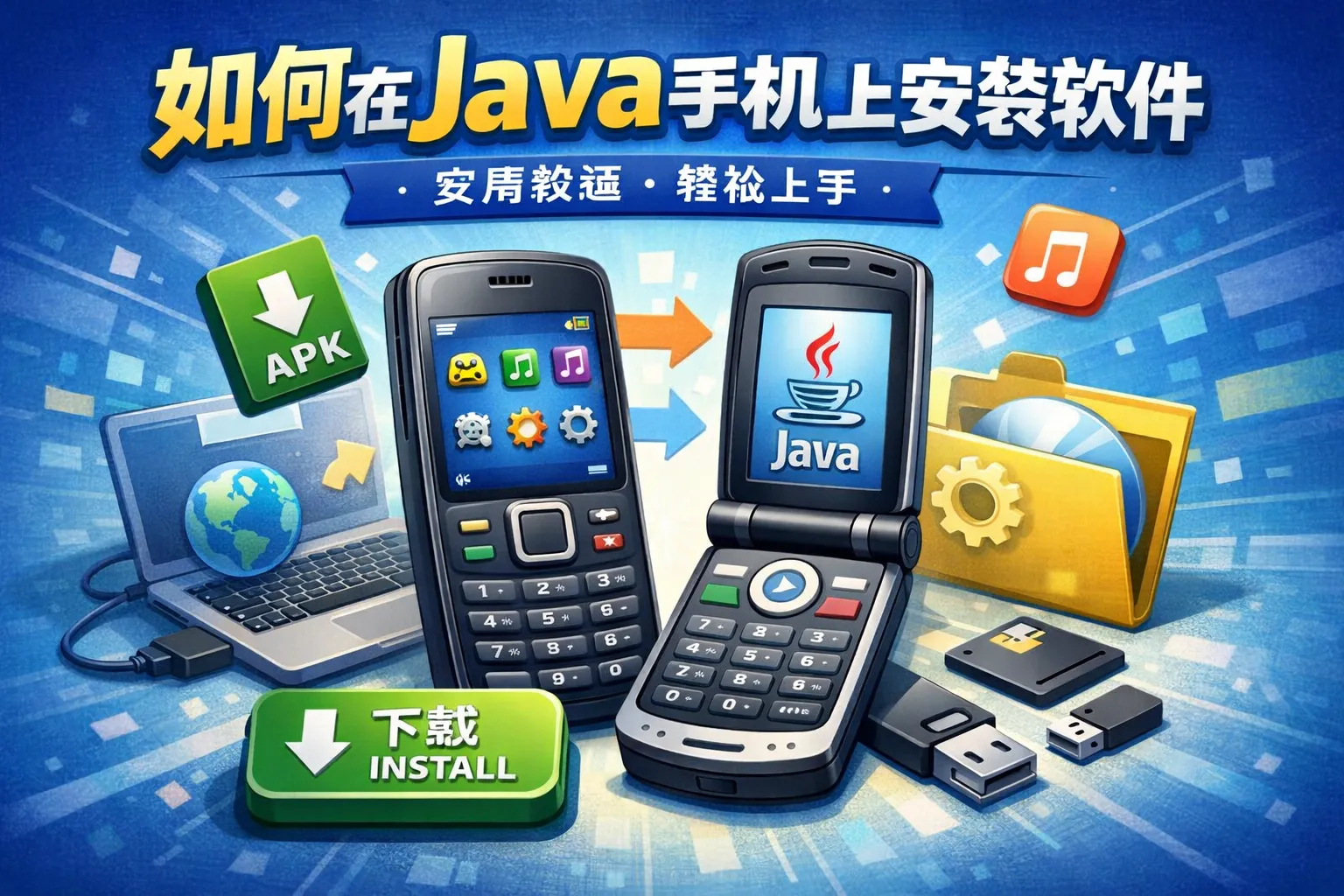 如何在java手机上安装软件