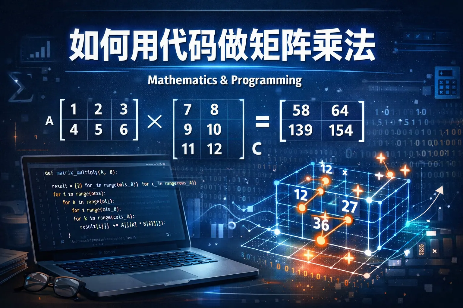 如何用代码做矩阵乘法
