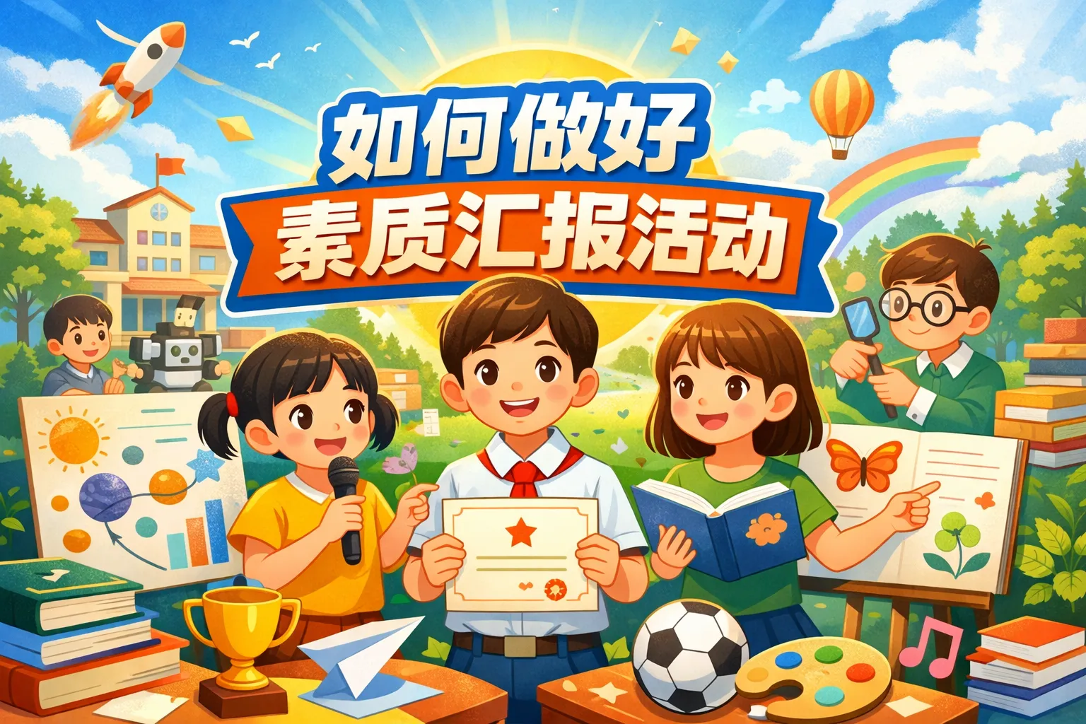 如何做好素质汇报活动