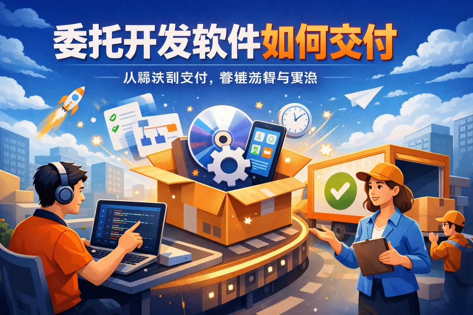 委托开发软件如何交付