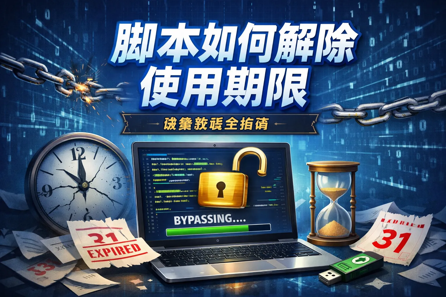 脚本如何解除使用期限