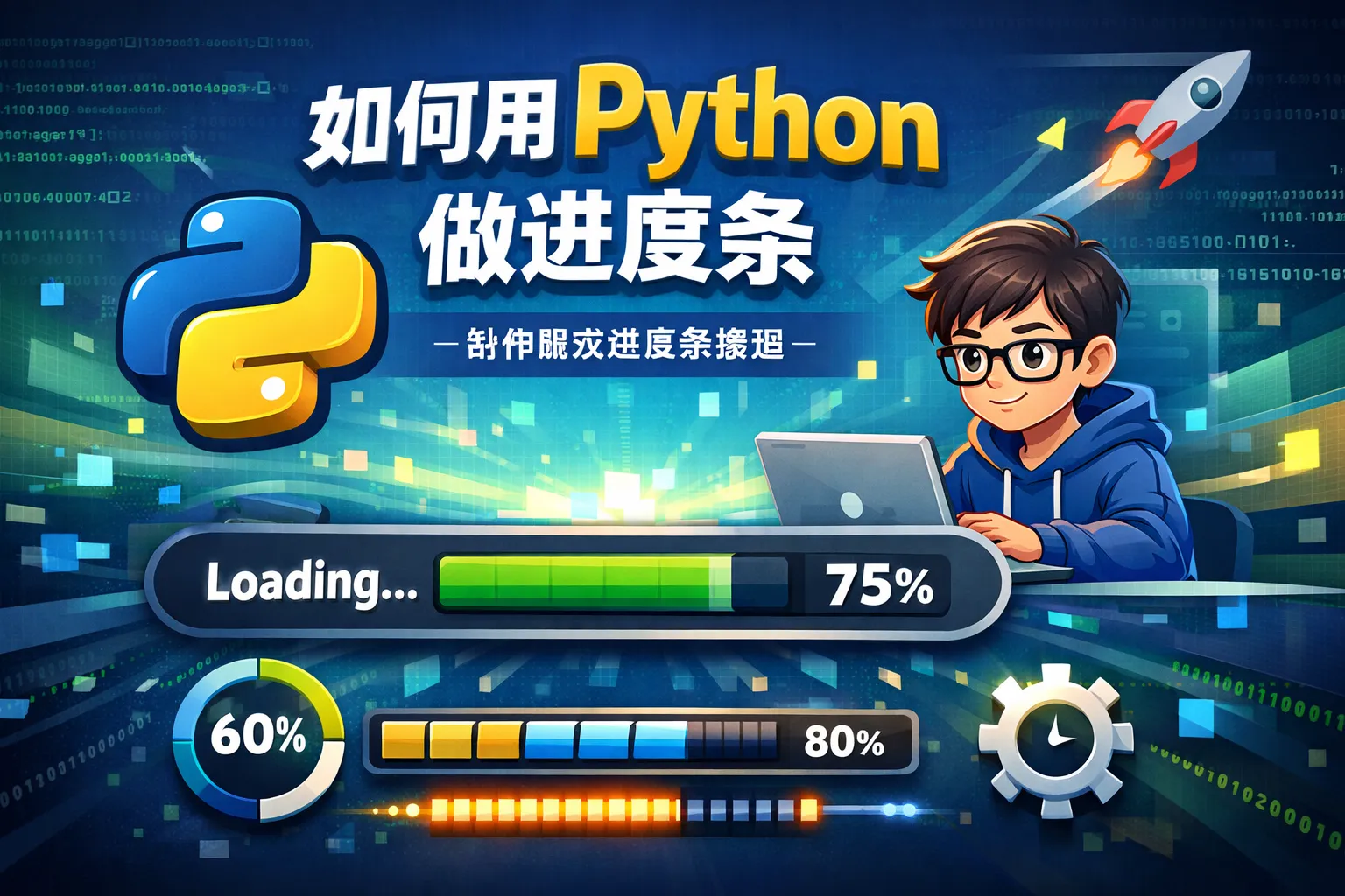 如何用python做进度条
