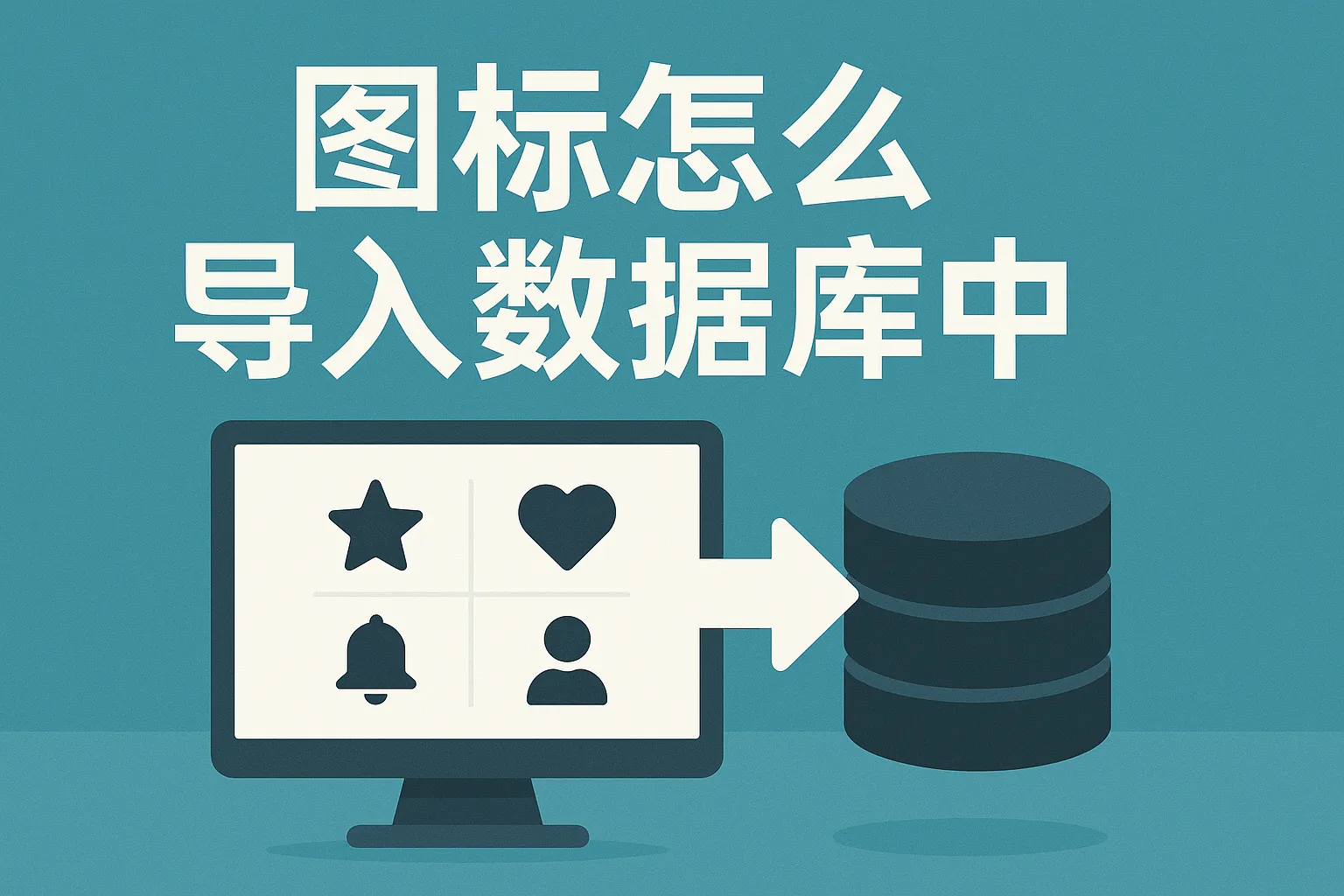图标怎么导入数据库中