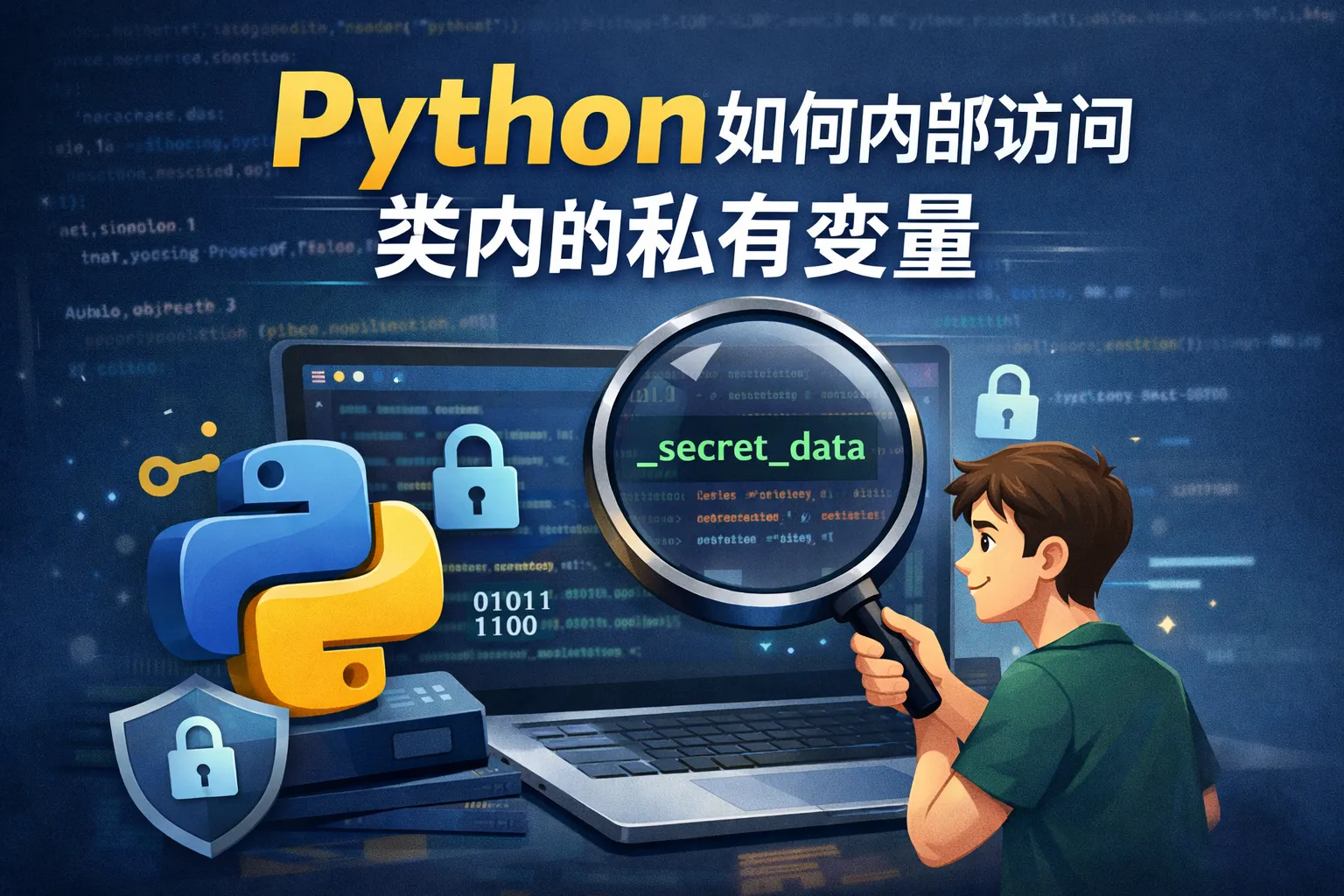 python如何内部访问类内的私有变量