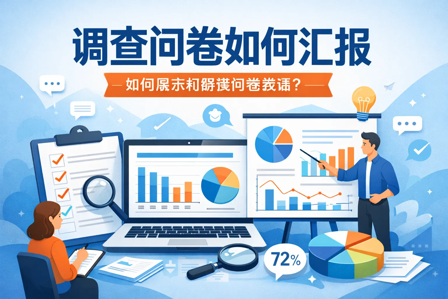 调查问卷如何汇报