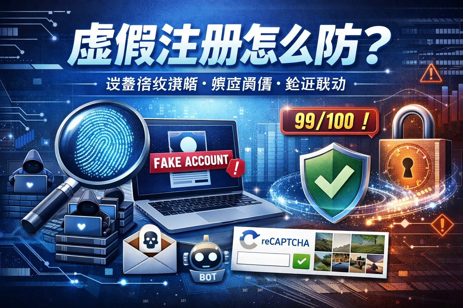 虚假注册怎么防?设备指纹策略、频控阈值、验证联动