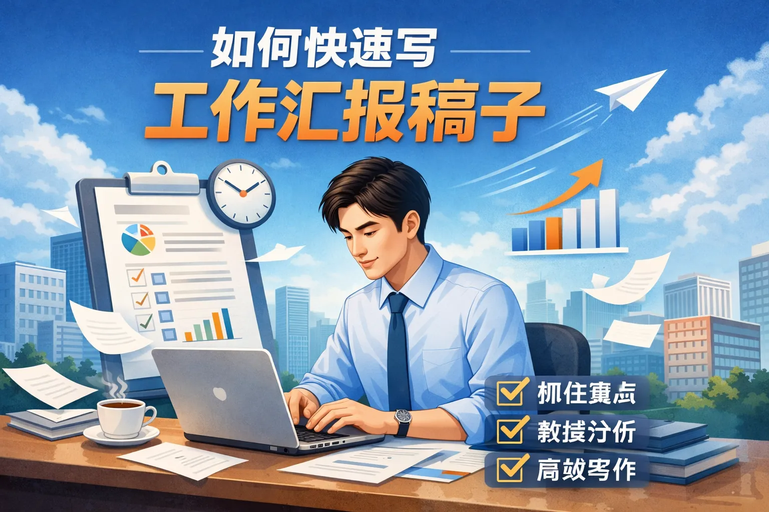 如何快速写工作汇报稿子