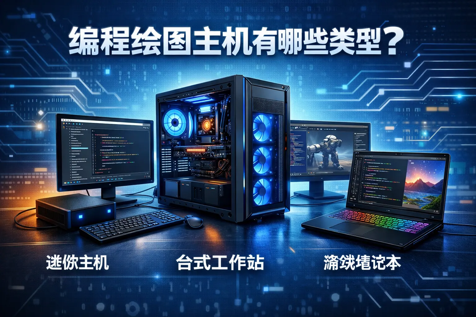 编程绘图主机有哪些类型