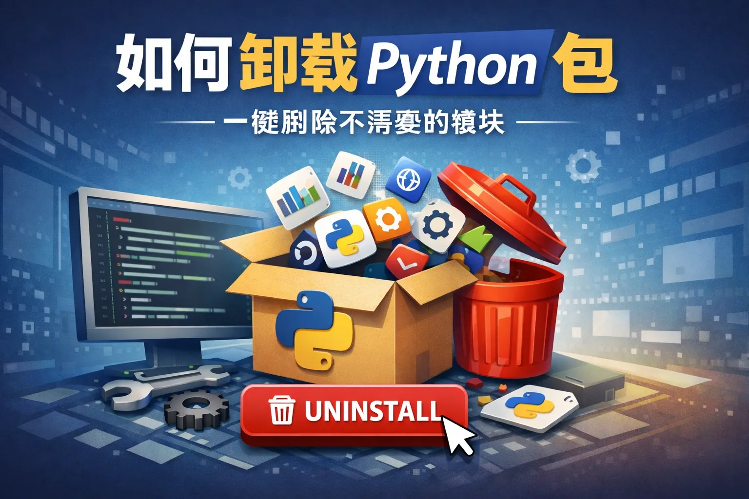 如何卸载python包