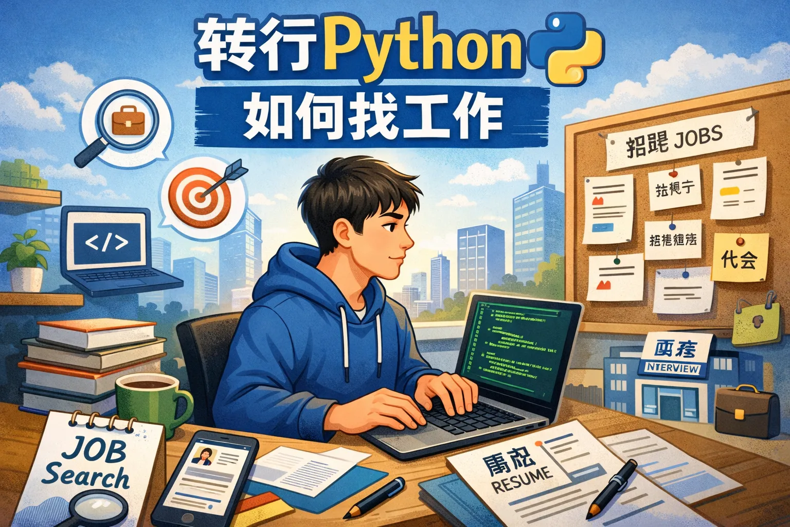转行python如何找工作