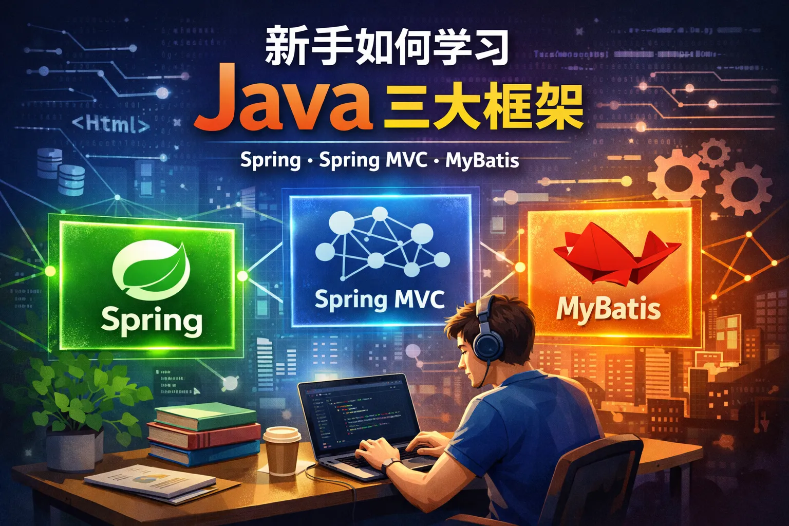 新手如何学习Java三大框架