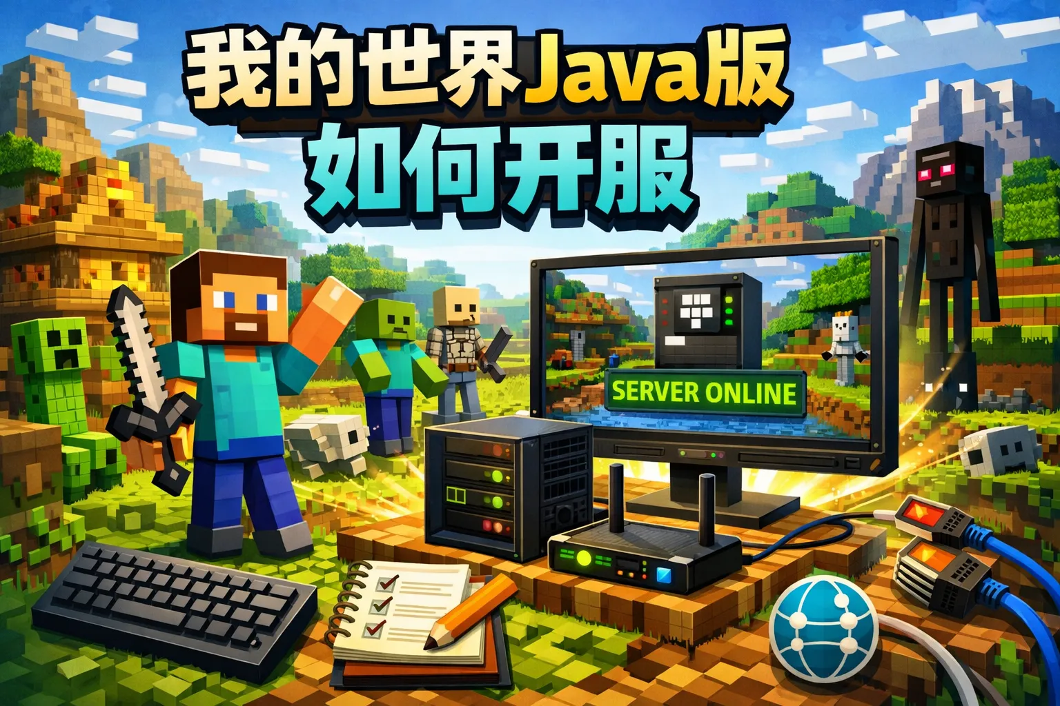 我的世界Java版如何开服