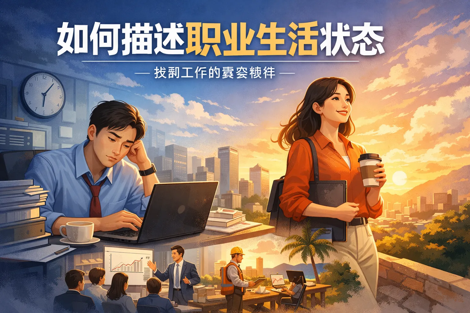 如何描述职业生活状态