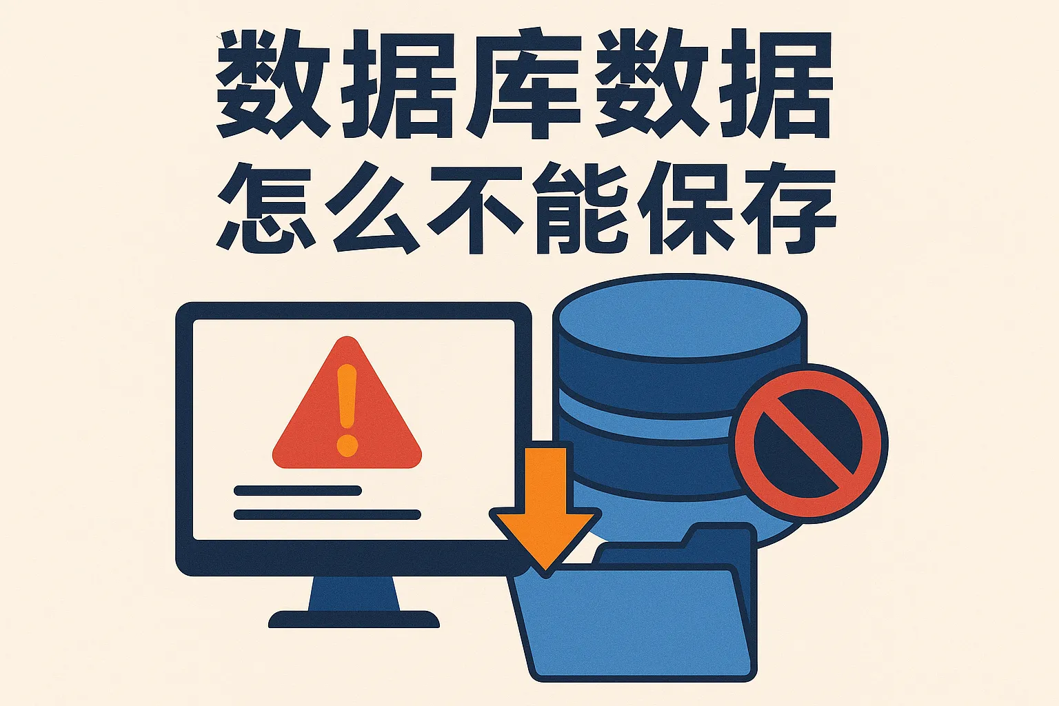 数据库数据怎么不能保存