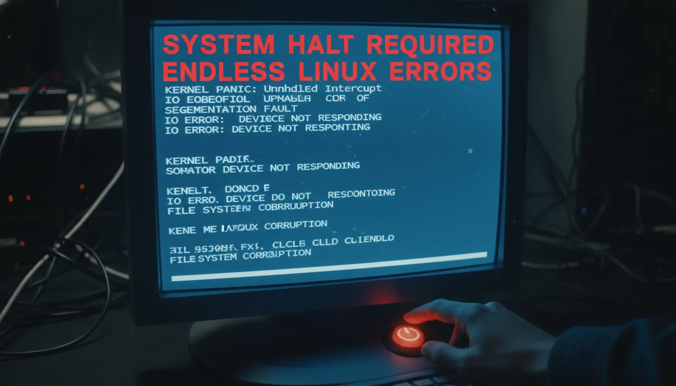linux屏幕不停报错 如何停止