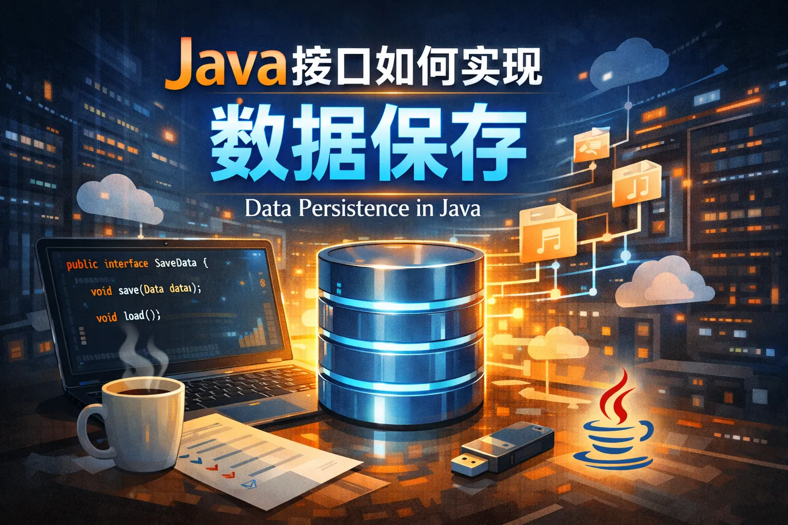 Java接口如何实现数据保存