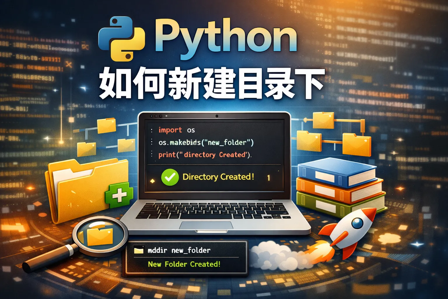 python如何新建目录下