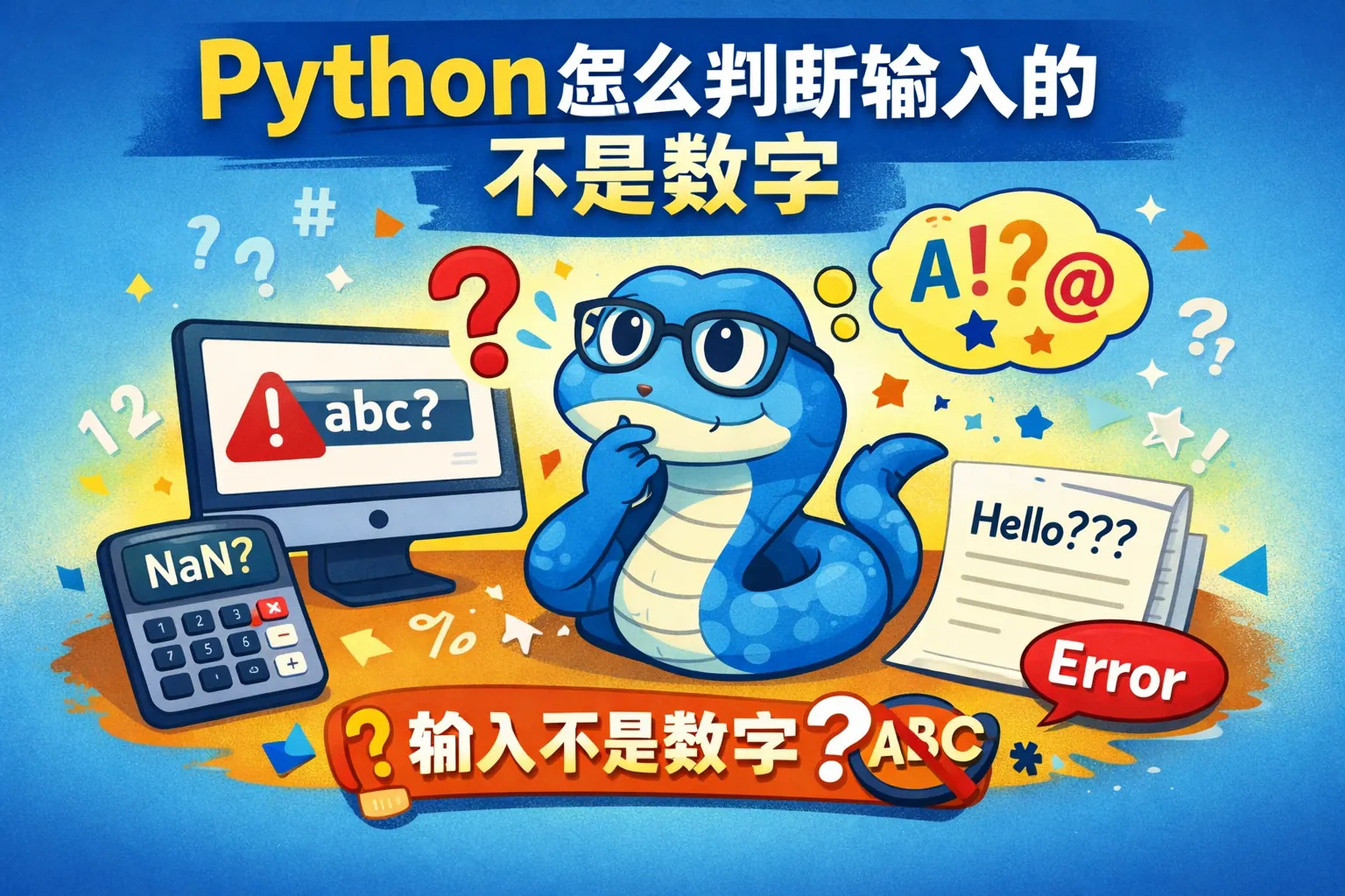 python怎么判断输入的不是数字