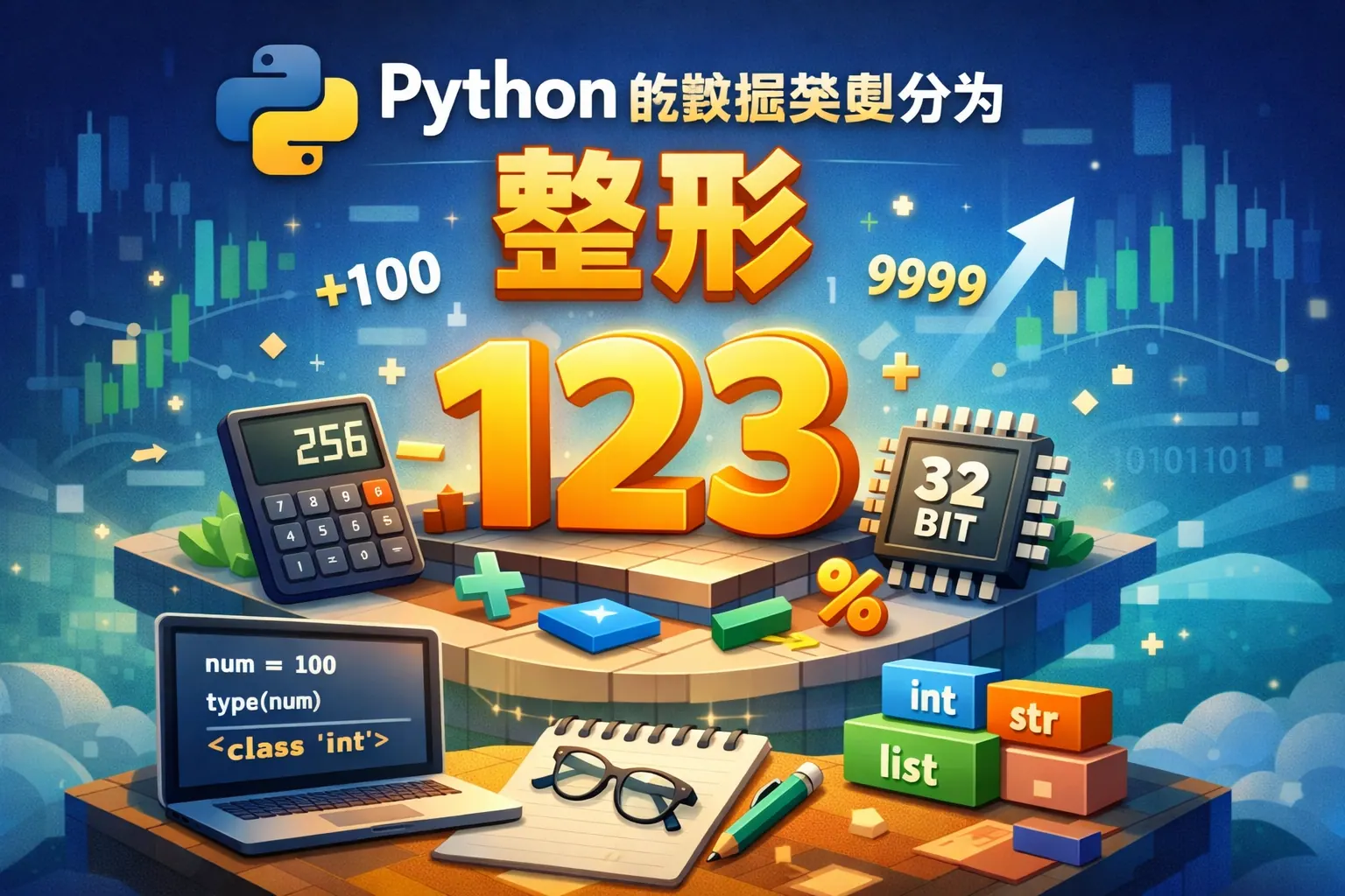 python的数据类型分为整形