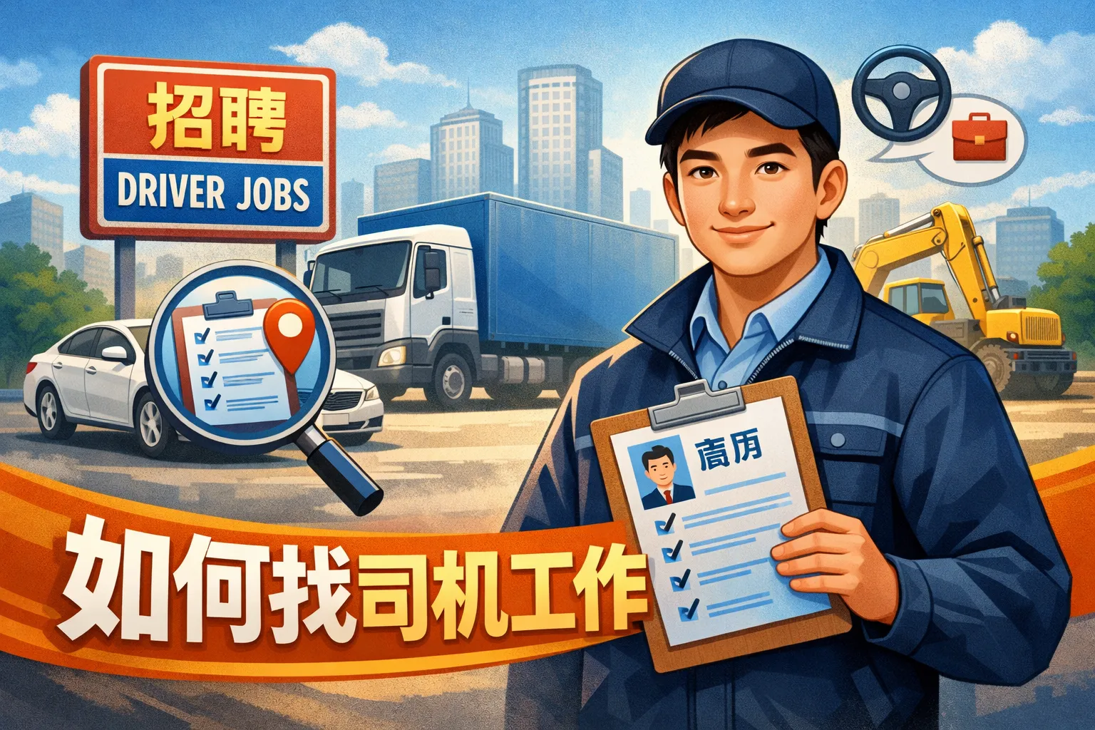 如何找司机工作