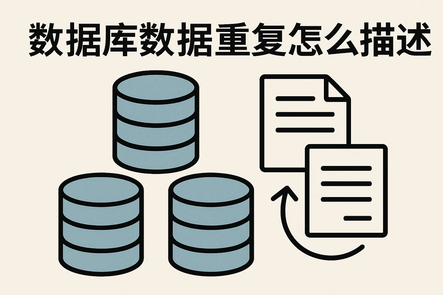 数据库数据重复怎么描述