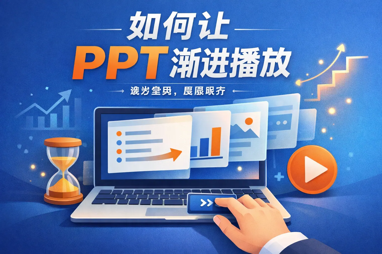 如何让ppt渐进播放