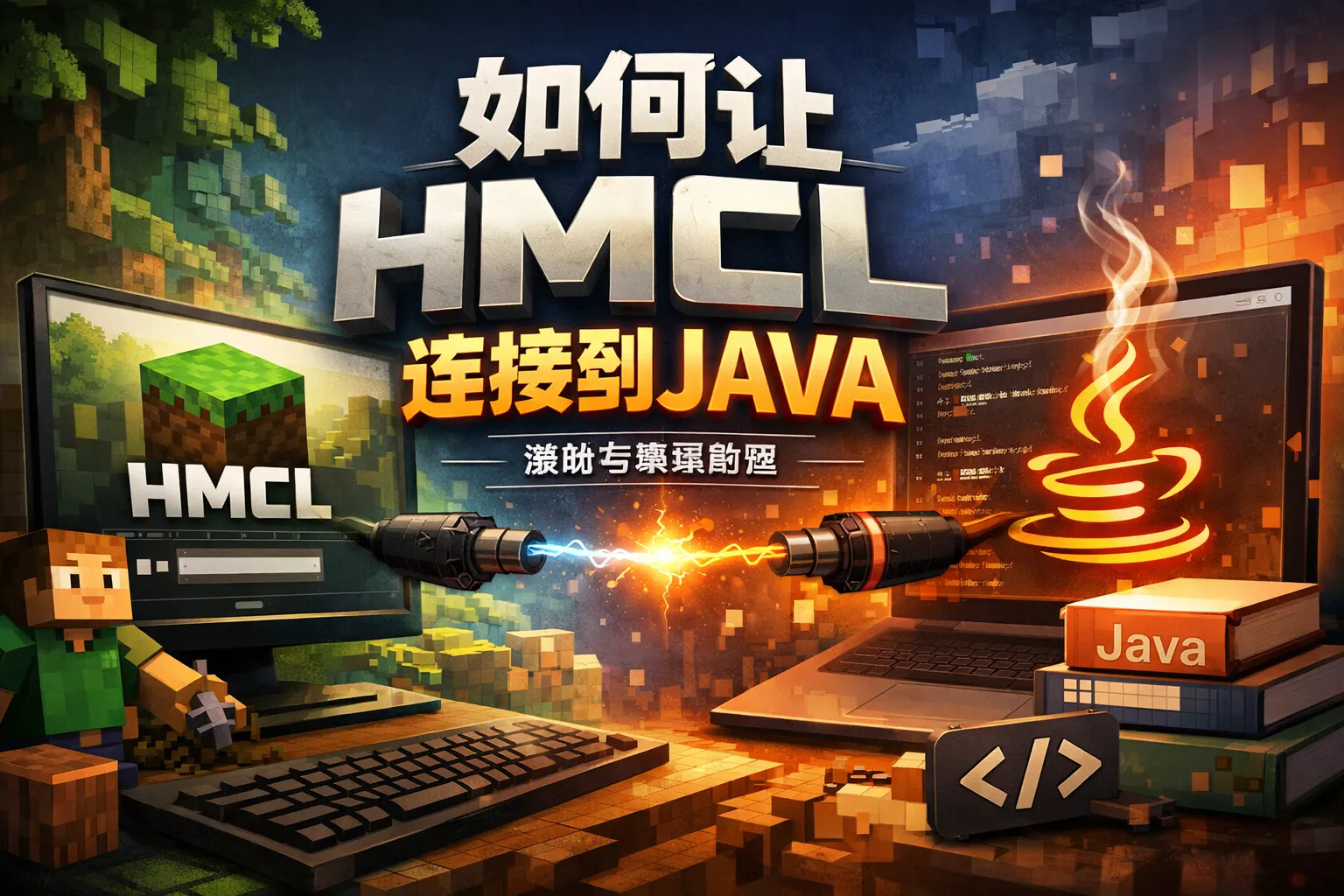 如何让hmcl连接到JAVA