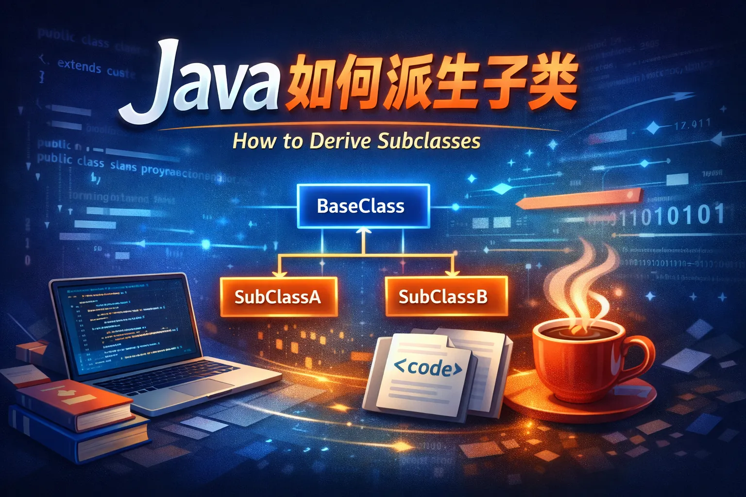 java如何派生子类