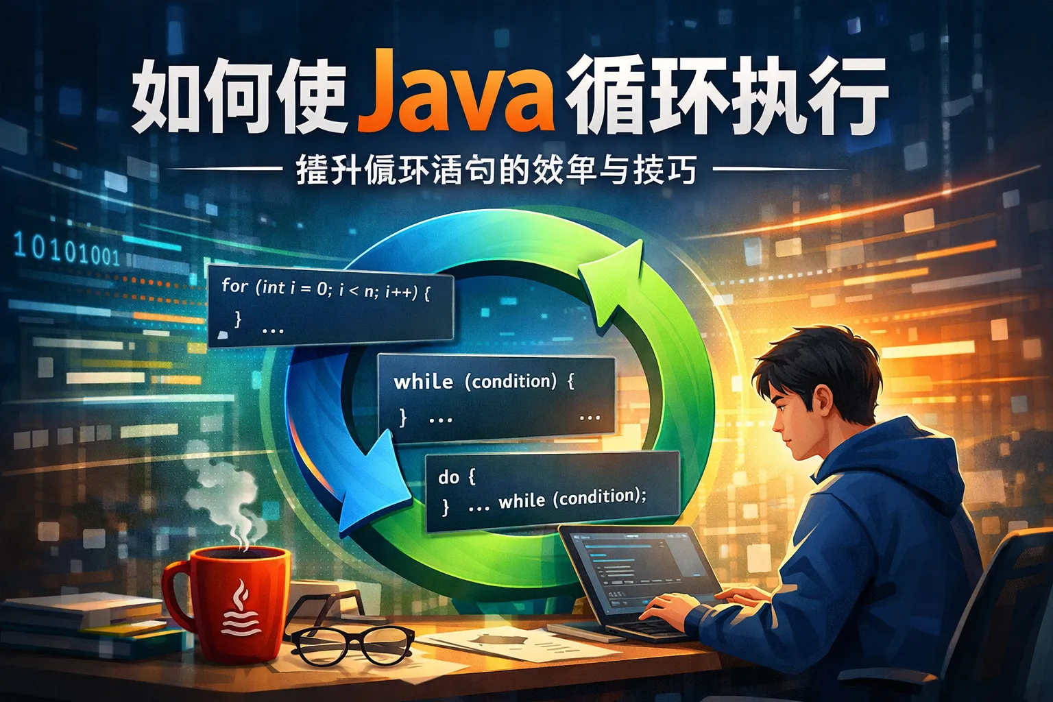 如何使java循环执行