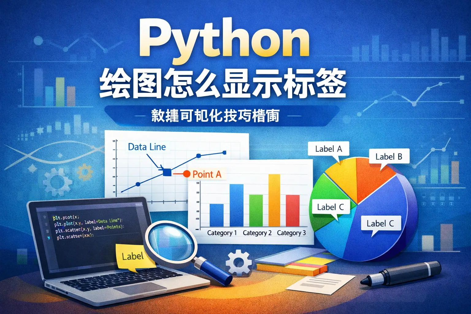 Python绘图怎么显示标签