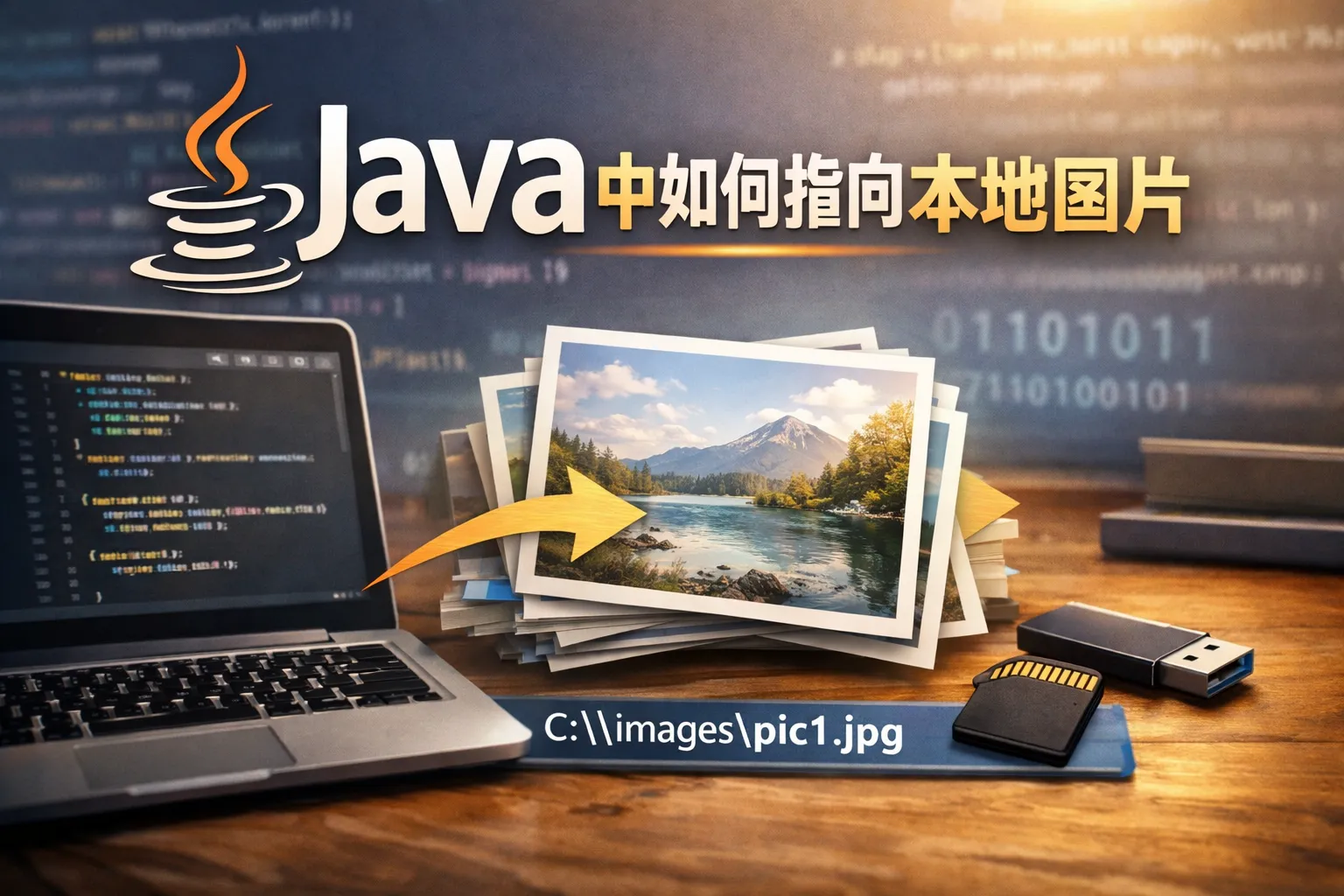 java中如何指向本地图片