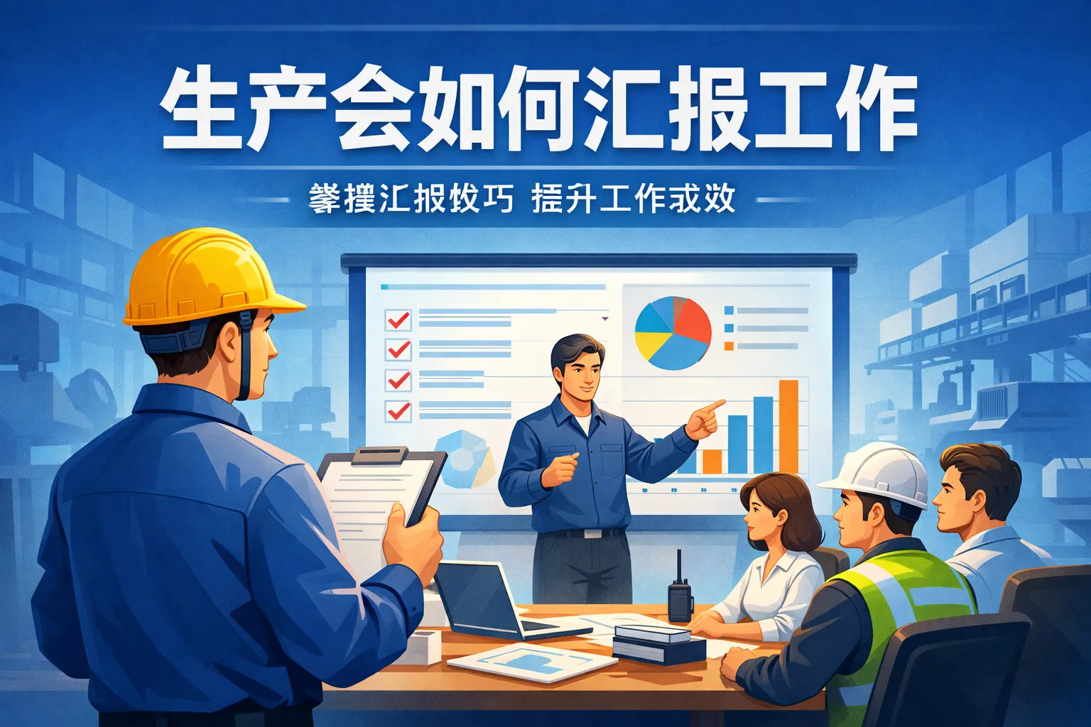 生产会如何汇报工作