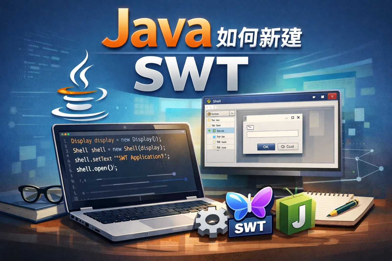 java如何新建swt